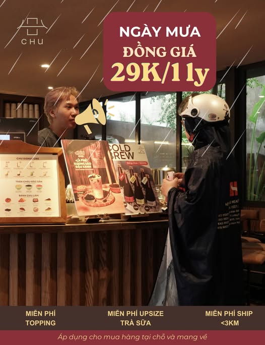 Cơn mưa vàng – CHU mời đồng giá 29K ngày Chủ nhật 23/8
