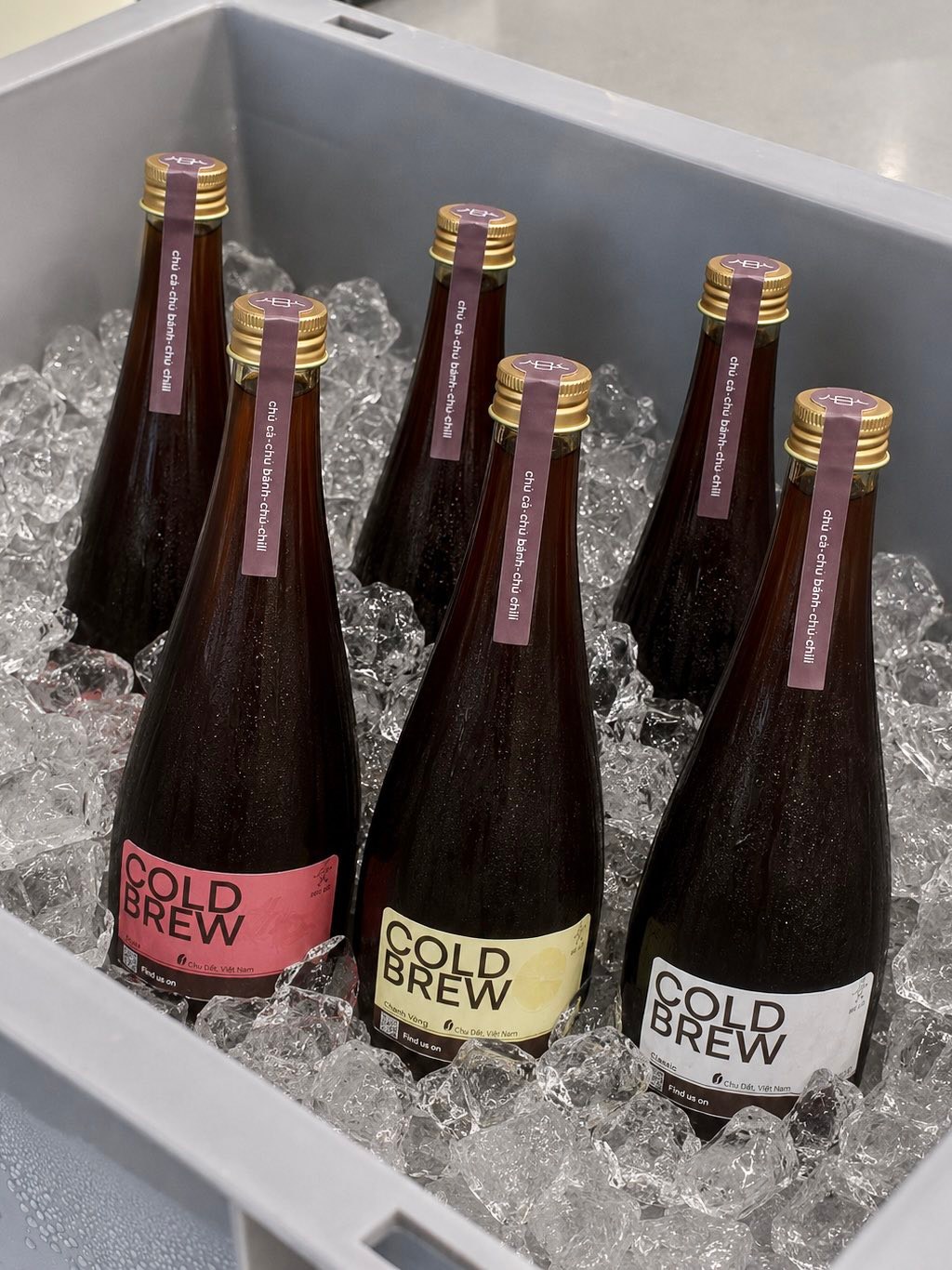 Cold Brew CHU Kafe đóng chai ướp đá